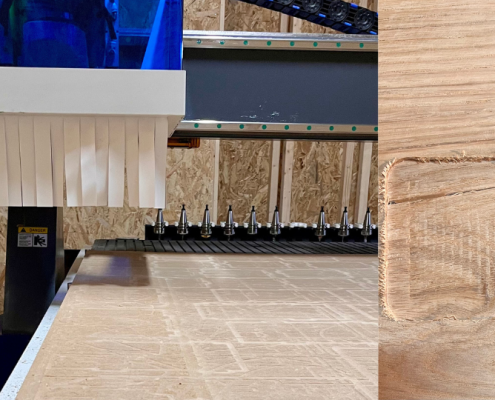 cnc test met knoestvuller