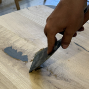 Fibre+ aangebracht door meubelmaker